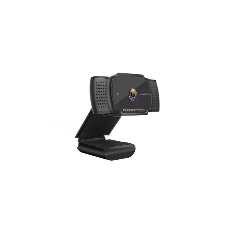 Webcam 2k conceptronic amdis 5mp usb 3.6mm 30 fps angulo vision 72 microfono integrado
