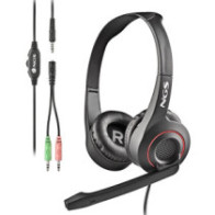Headset ngs msx10 pro estereo  20hz/105db jack 3.5+adaptador doble ne