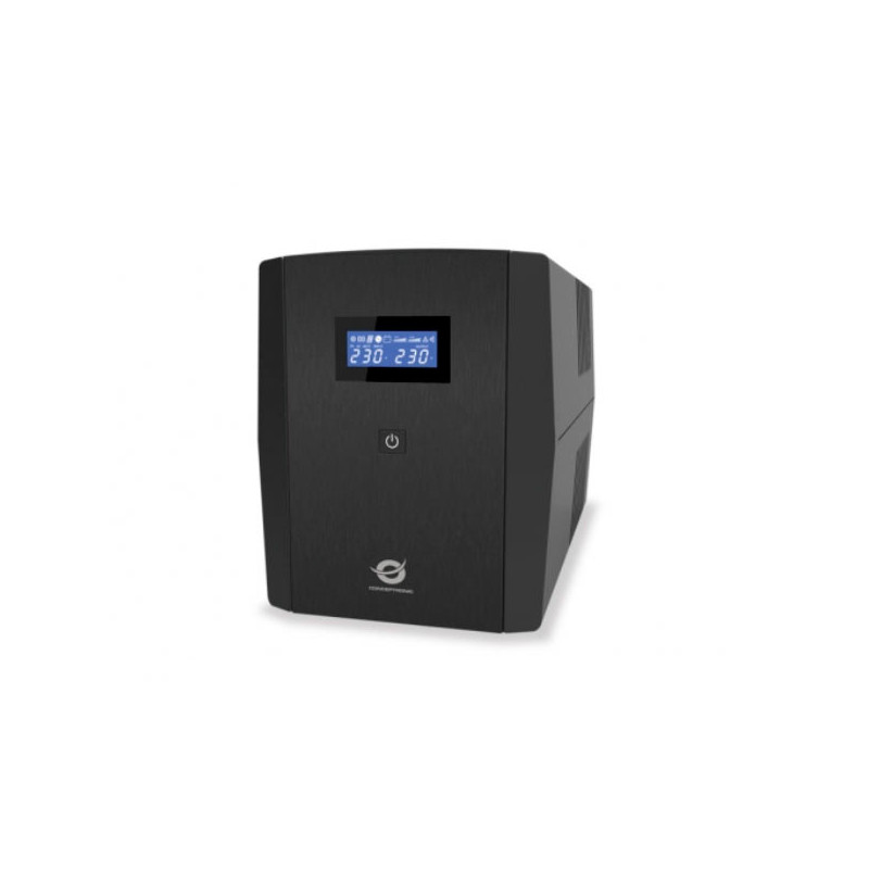 Sai 2200va conceptronic 1320w 2 shucko + 3 iec proteccion puerto lan modem zeus 04em