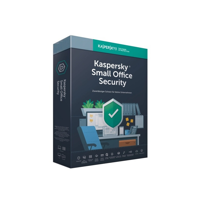 Kaspersky small office security multidispositivo para 5 usuarios + 1 servidor servicio 1 a?o version