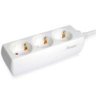 Regleta alimentacion equip con 3 tomas cable de red de 1.5 metros