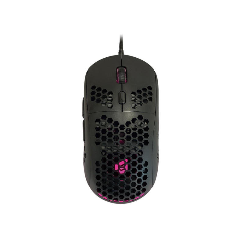 Mouse conceptronic gaming rgb djebbel04b usb 6400dpi 6 botones programables