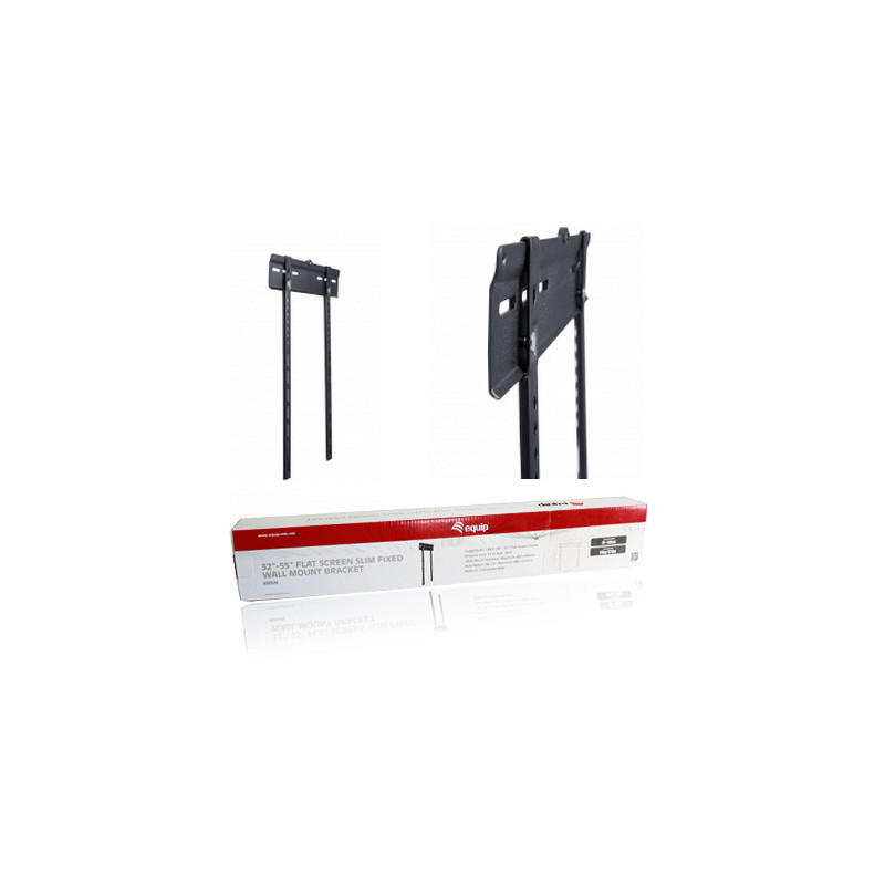 Soporte de pared fijo equip 650320 para pantalla 32\- 55\" fijo slim distancia a pared fijo 9mm vesa "