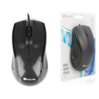 Mouse ngs black mist optico con cable