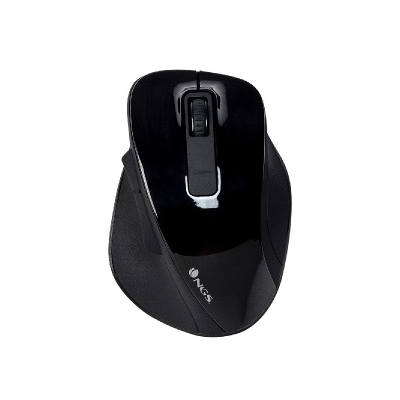 Mouse ngs wireless bow black 1200dpi 2.4ghz nano receptor usb color negro