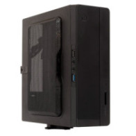 Caja itx unykach uk1007 uso en posicion horicontal o vertical, incluye soporte vesa para colgar usb