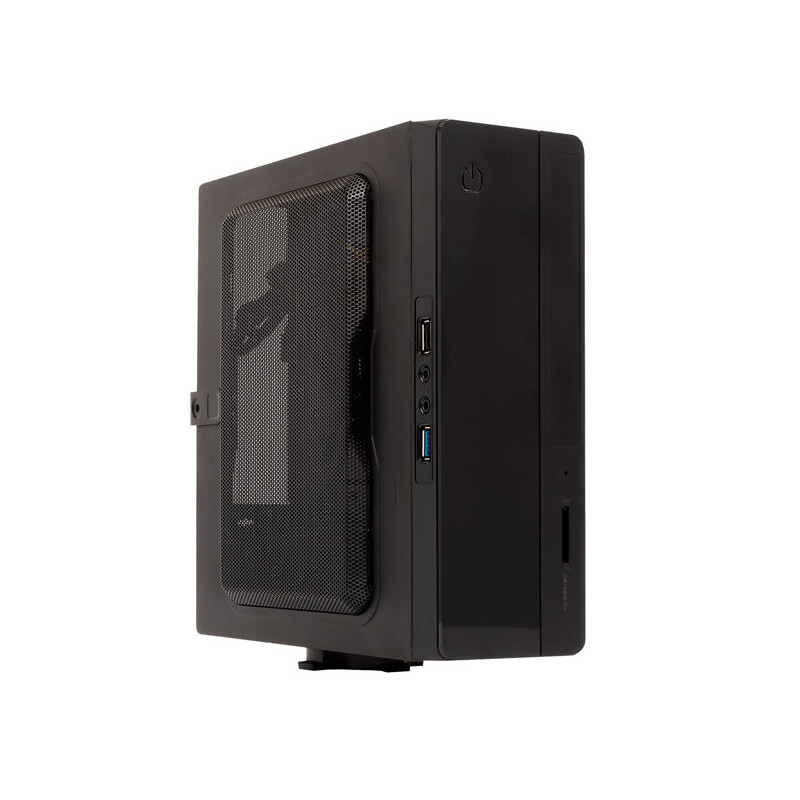 Caja itx unykach uk1007 uso en posicion horicontal o vertical, incluye soporte vesa para colgar usb