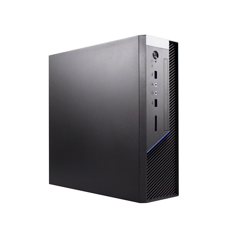 Caja itx unykach caviar 1k estructura compacta 2 bah?as internas pci hasta 160mm 2xusb 3.0 card read
