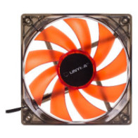 Ventilador interno unykach 120mm translucido con led red 9 aspas