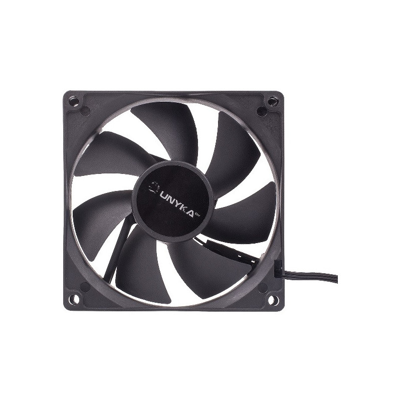 Ventilador interno unyka 90mm color negro 7 aspas
