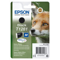 Tinta original epson t1281 negro c13t12814022 5.9ml   con alarma