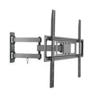 Soporte de pared orientable equip para pantalla de 37\ - 70\" doble brazo inclinable y giratorio max."