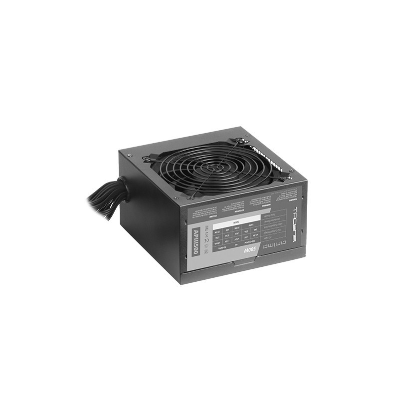 Fuente de alimentacion tacens anima 500w apiii500 atx 85% eficiencia 14db 12cm fan haswell ready des
