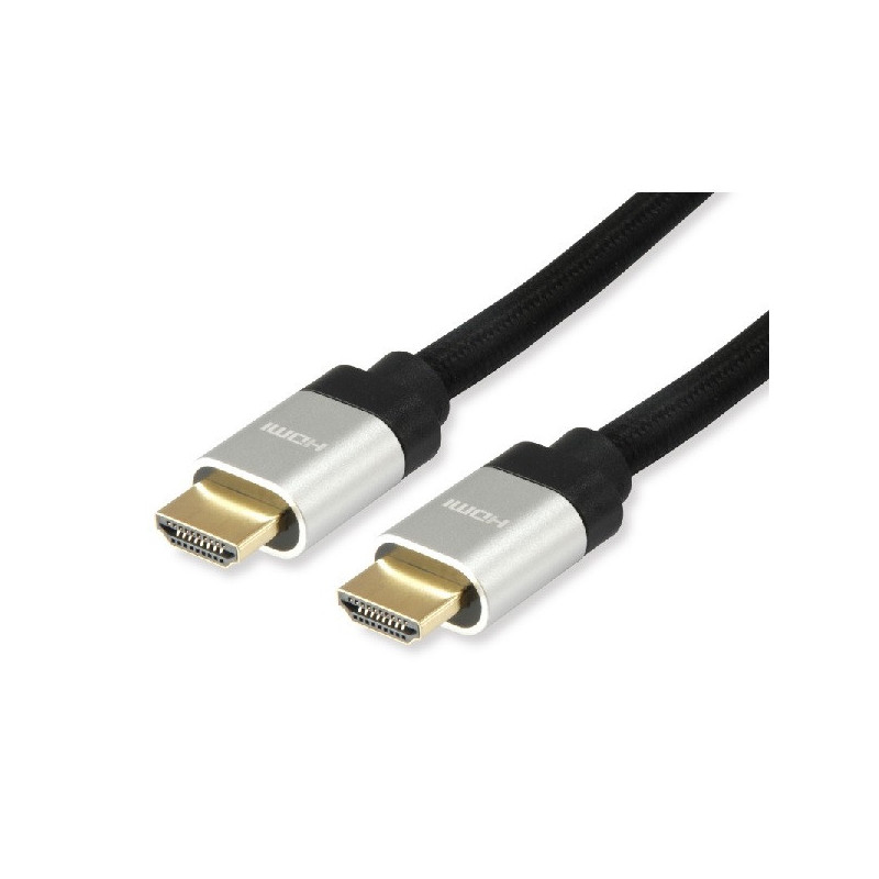 Cable hdmi equip hdmi 2.1 10m high speed 48gbps 8k/60hz 4k/120hz mallado 119385