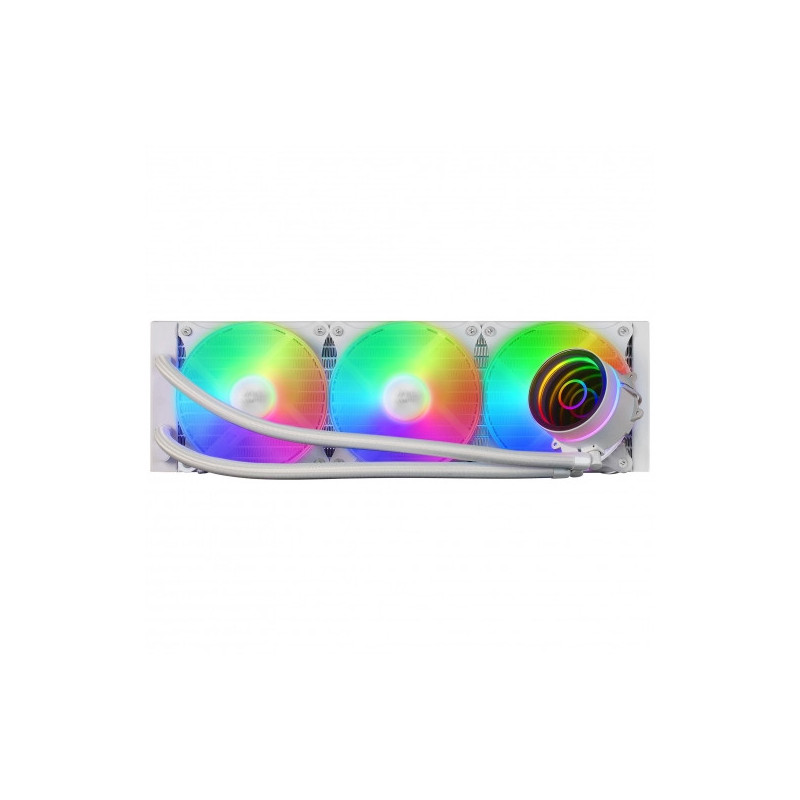Sistema de refrigerancion liquida mars gaming ml-one360 white 3x(12x12) iluminacion frgb tpd 550w pa