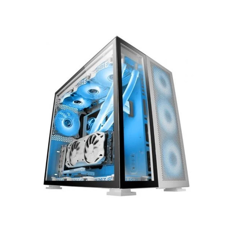 Caja e-atx mars gaming mc-nova custom xxl lateral y parte de frontal en cristal templad