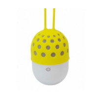 Altavoz bluetooth portable conceptronic con luz led cspkbtwphly color amarillo