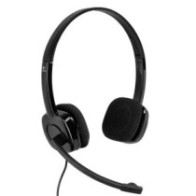Headset logitech stereo h151 microfono control de volumen jack 3.5\ p/n:981-000589"
