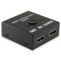 Switch selector hdmi bidirecional equip 2 entradas 1 salida / 1 entrada 2 salidas