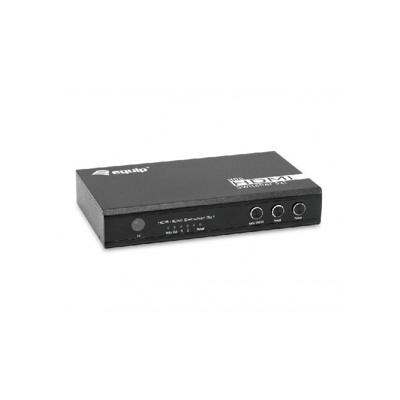 Switch hdmi 2.0 4k 3x1 alimentacion por usb equip