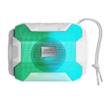 Altavoz bluetooth portable mas gaming msbax white 10w radio fm, puerto usb y microsd iluminacion rgb