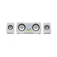 Altavoces 2.2 mars gaming ms22w sistema de doble subwoofer 35w rgb flow conexion jack 3.5mm color bl