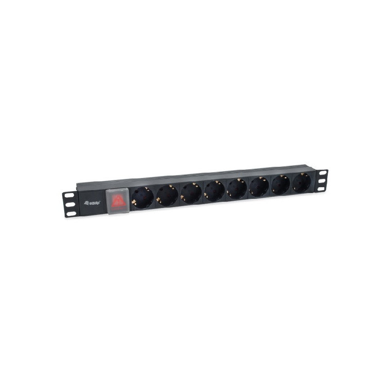 Regleta alimentacion rack 19\ 1u 8 tomas con interruptor cable iec 14 especial sai"