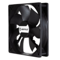 Ventilador interno unyka 120mm doble bola connector 4 pines con control de temperatura
