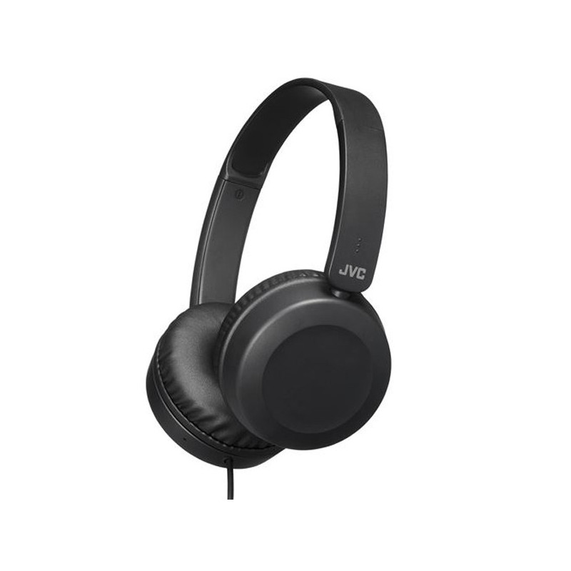 Headset jvc ha-s31m-a-e con cable jack 3.5mm microfono integrado color negro