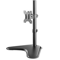 Soporte de mesa con base equip 650122 para 1 pantalla 13\-32\" inclinable +45? -45? y giratorio 180? "