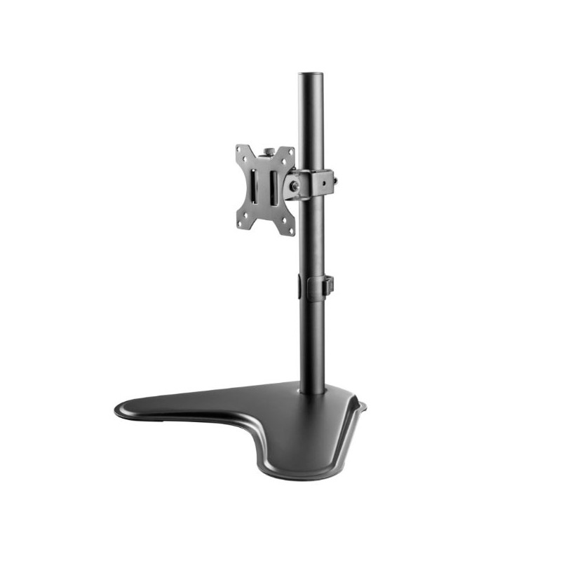 Soporte de mesa con base equip 650122 para 1 pantalla 13\-32\" inclinable +45? -45? y giratorio 180? "