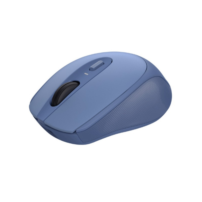 Mouse trust wireless zaya azul 25039 - recargable usb-c - 4 botones - 800/1200/1600dpi - receptor us