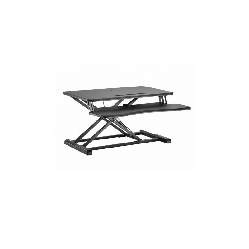 Stand de sobremesa ergonomico equip 650840 para pc / pantalla y teclado altura ajustable