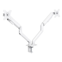 Soporte de mesa tooq db4132tnr-w para 2 pantallas 17-32\ max 9kg/brazo vesa max. 100x100 blanco"