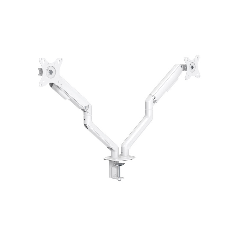 Soporte de mesa tooq db4132tnr-w para 2 pantallas 17-32\ max 9kg/brazo vesa max. 100x100 blanco"