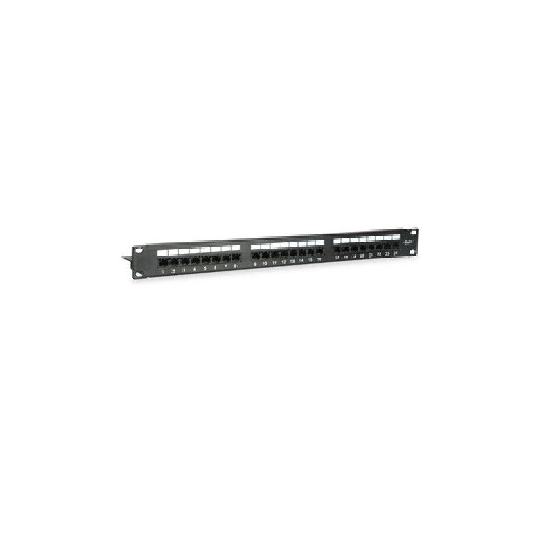 Patch panel equip 24 puertos utp categoria 6