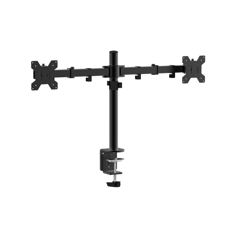Soporte de mesa approx appsmd02 para 2 pantallas approx appsmd02 de 10\ - 27\" brazos con 2 codos y s"