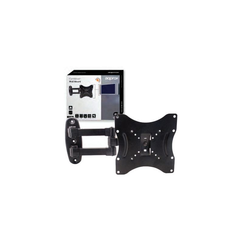 Soporte de pared orientable approx para pantalla de 17\ - 37\" articulado max. vesa 200x200 hasta 30k"