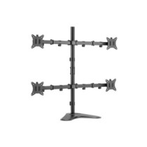 Soporte de mesa con base equip 650127 para 4 pantallas 17\-32\" doble brazo articulado vesa standard "