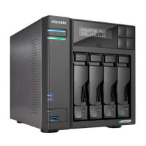 Servidor nas asustor lockerstor as6704t 4 bahias 3.5\ 4 x m.2 nvme celeron n5105 quad jasper lake 2."