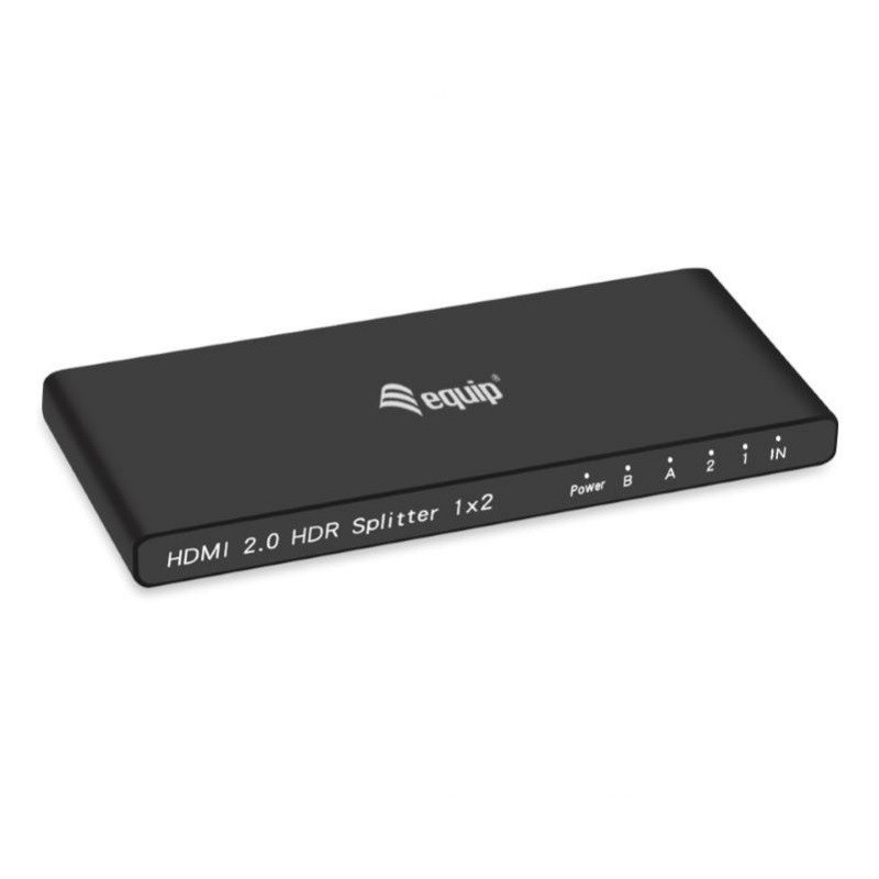 Splitter hdmi 2.0 ultraslim 2 puertos equip