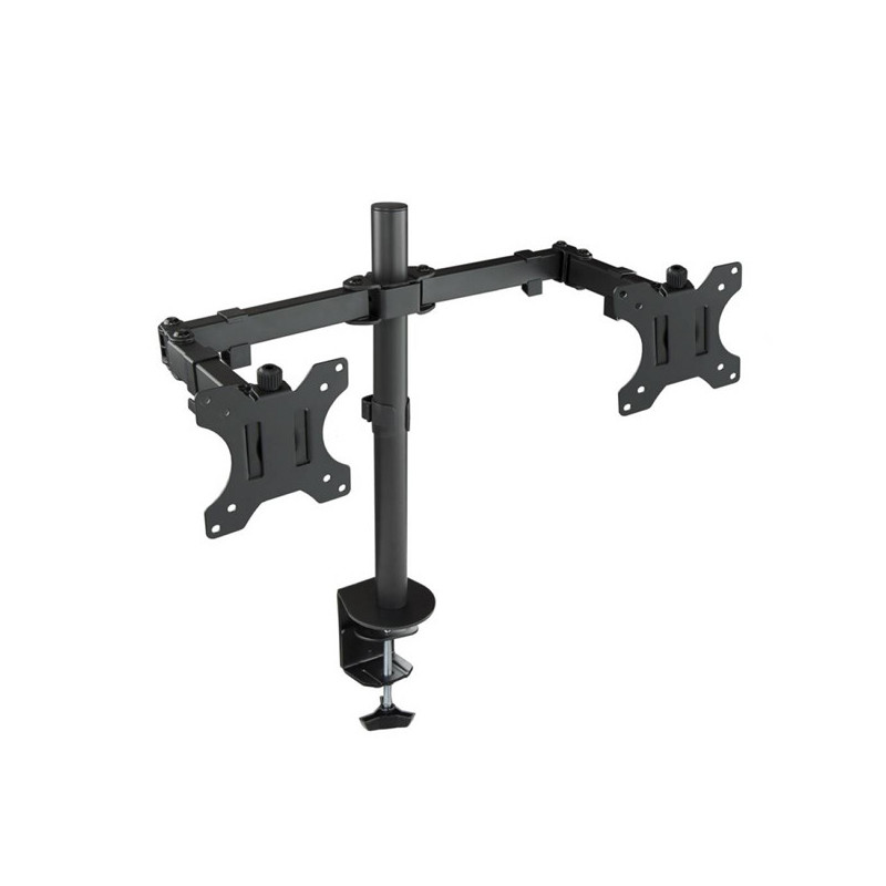 Soporte de pared orientable tooq lp7866tn-b para pantalla 37\- 80\" doble brazo dual con giro e incli"