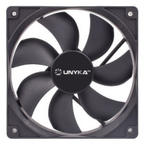 Ventilador interno unyka 120mm color negro 7 aspas