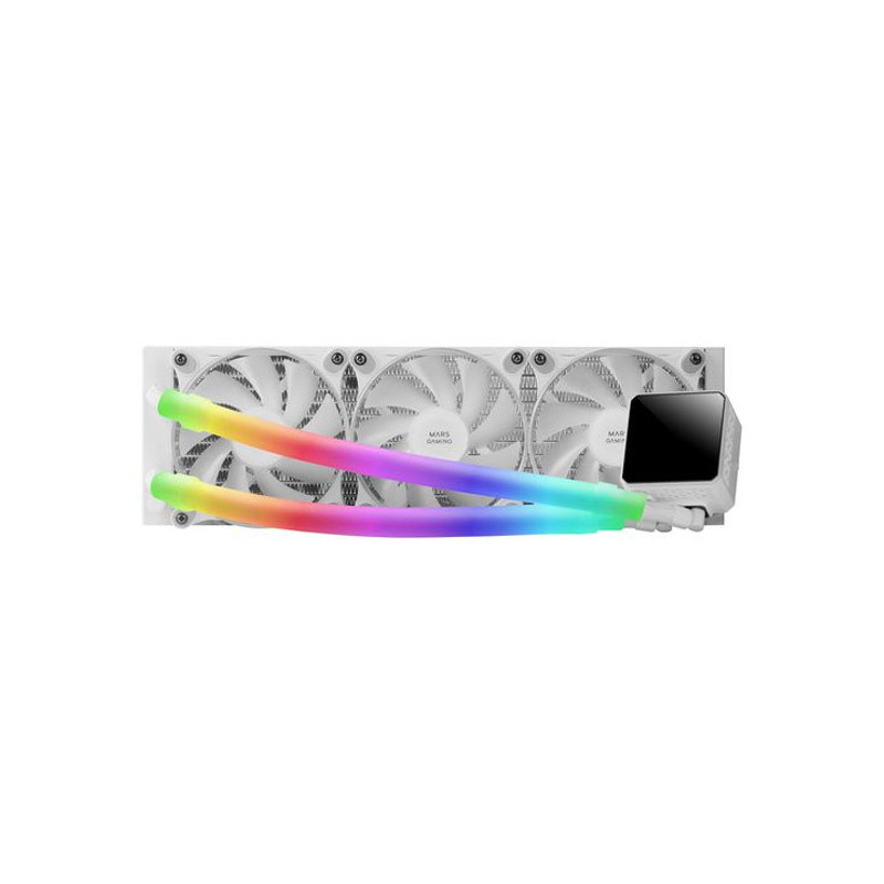 Fundas argb mars gaming para tubos de refrigeracion liquida mca-wt