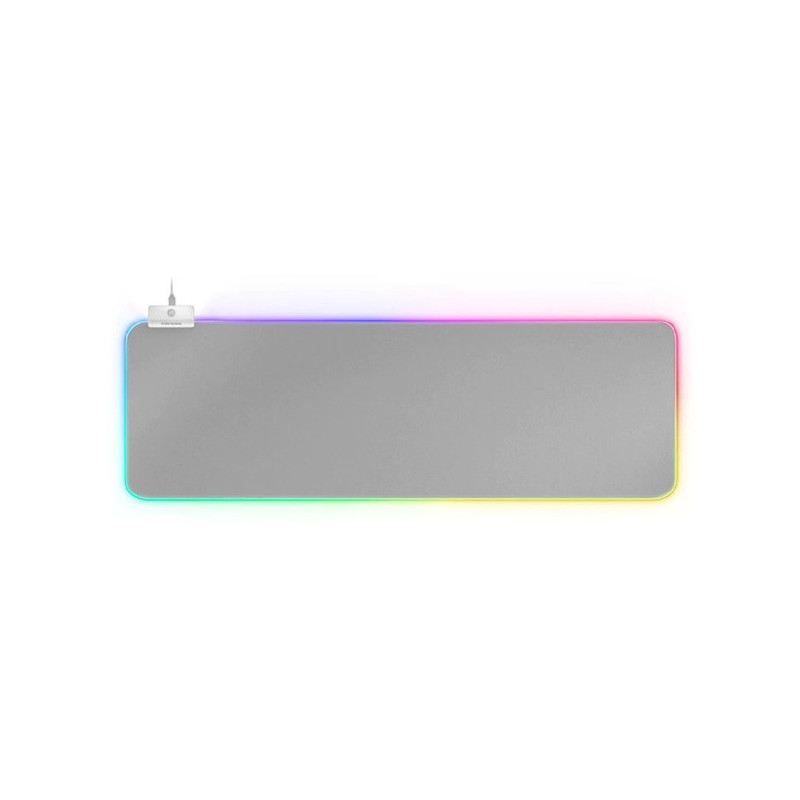 Alfombrilla mars gaming mmprgb2s silver iluminacion rgb en contorno tama?o xxl 800x300mm 4mm integra