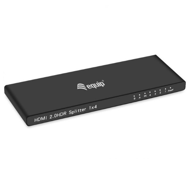 Splitter hdmi 2.0 ultraslim 4 puertos equip