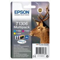 Tinta original epson t1306 multipack 3 colores c13t13064012