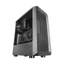 Caja atx mars gaming mc-2000 black frontal mesh ventana lateral camara dual sin fue