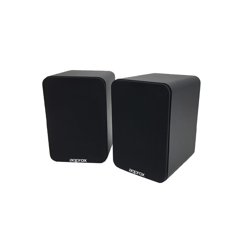 Altavoces 2.0 bluetooth autoamplificados approx appspk02bk 30w por canal bt5.0 rca optical coaxial u