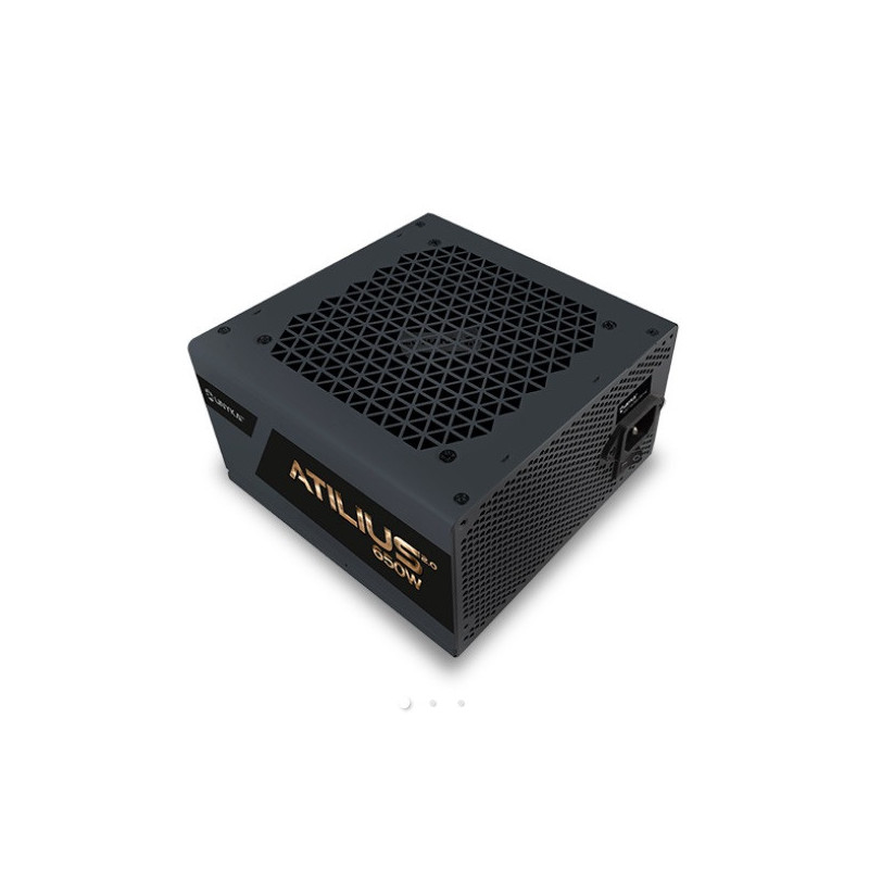 Fuente de alimentacion unyka 650w atilus 80plus bronze pfc activo ventilador 120mm ultra silcios